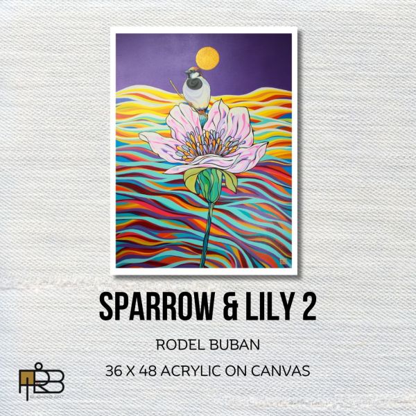 Sparrow & Lily 2 by Rodel Bugtong Buban