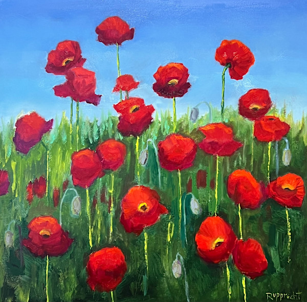 Poppy Field by Jean Rupprecht