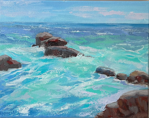 Turquoise Sea by Jean Rupprecht