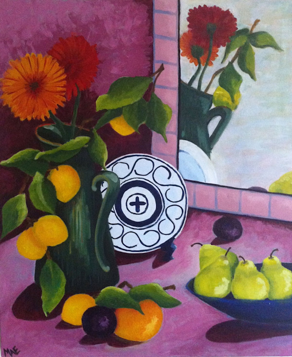 Lemons In A Jug by Madeleine Elkin