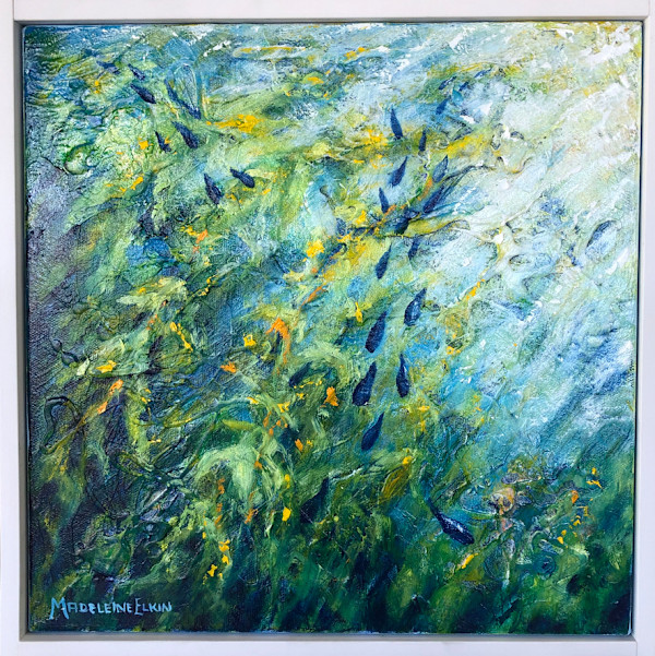 Heading to the Deep - Triptych Mini Me's (part a) by Madeleine Elkin