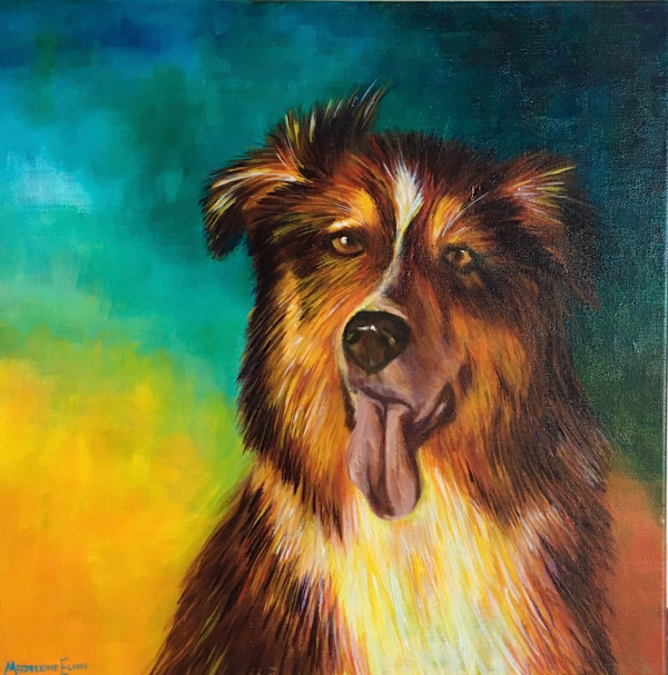 Storm (Kim’s dog) by Madeleine Elkin