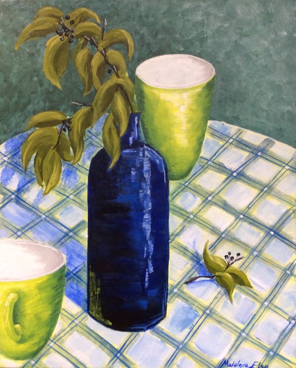 Blue Bottle by Madeleine Elkin