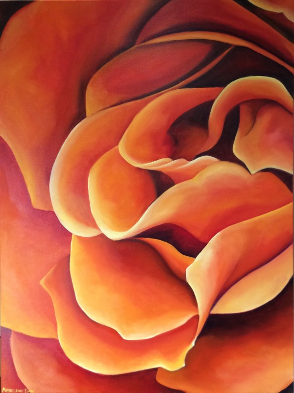 Orange Bloom by Madeleine Elkin