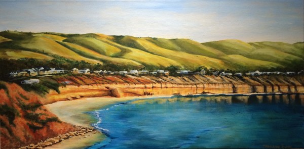 Afternoon Glow, Port Willunga by Madeleine Elkin