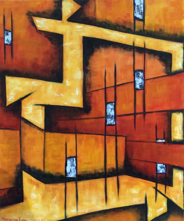 Deconstructed Building by Madeleine Elkin