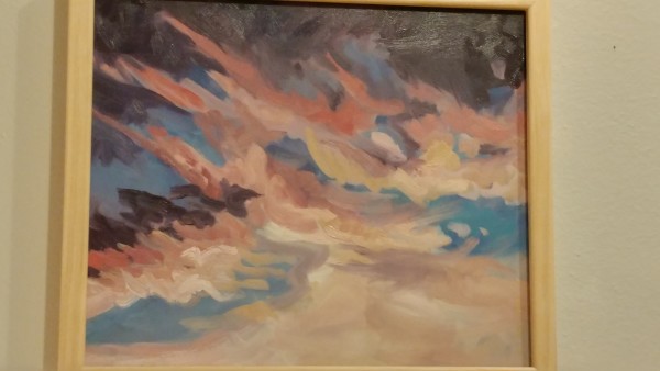 Cloud Study (sunset facing east) by Liz Ann Lange