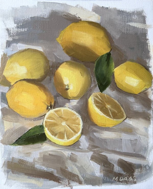 Still Life with Lemons II by Maria Daas
