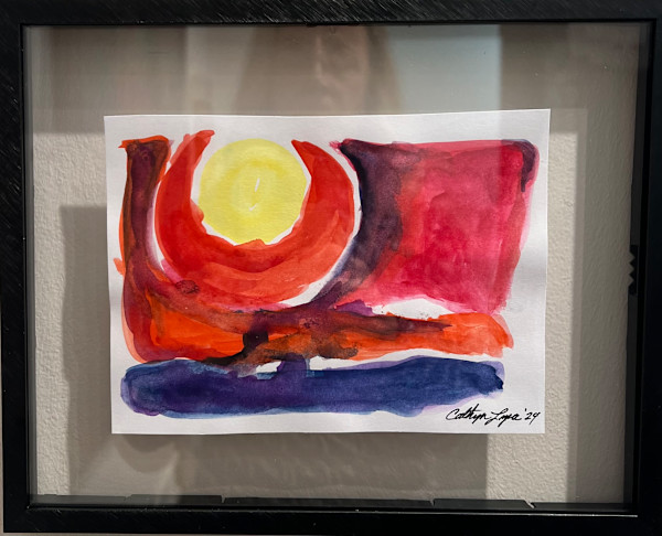 O'Keeffe Sunset by Cathryn Lynea