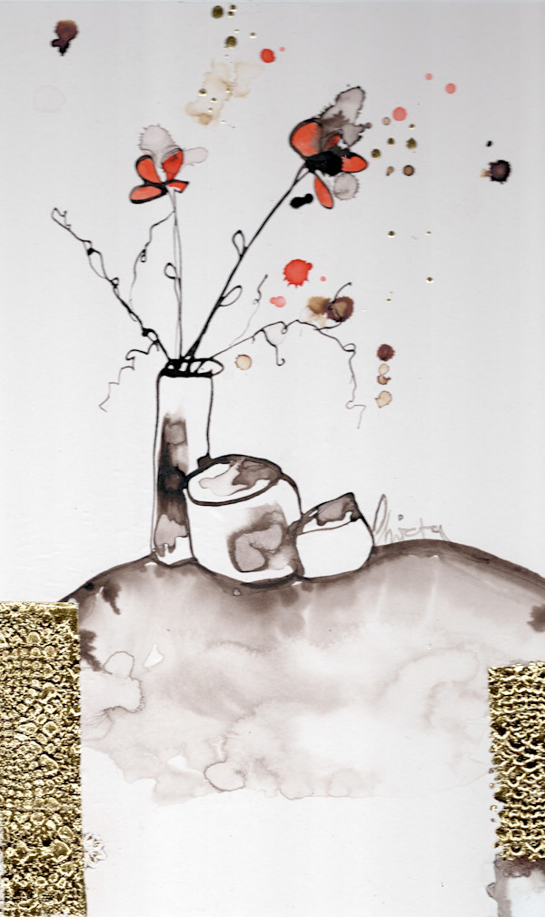 'Sepia Shimmer #1' by Christa Coetzee