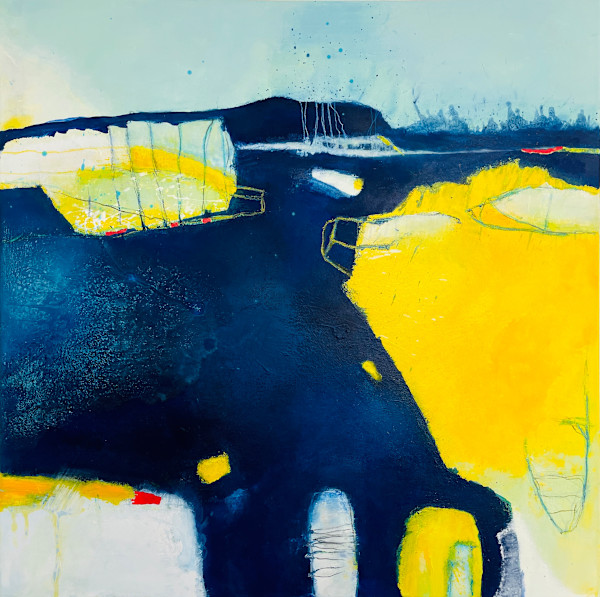 Blau berührt MEHR by Benita Neubauer