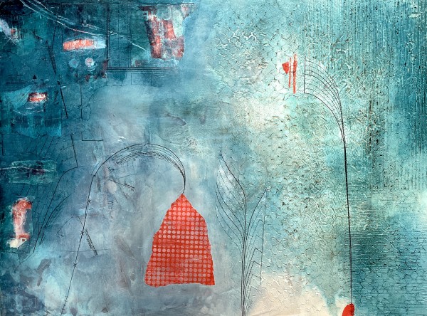 Flowers at midnight by Benita Neubauer