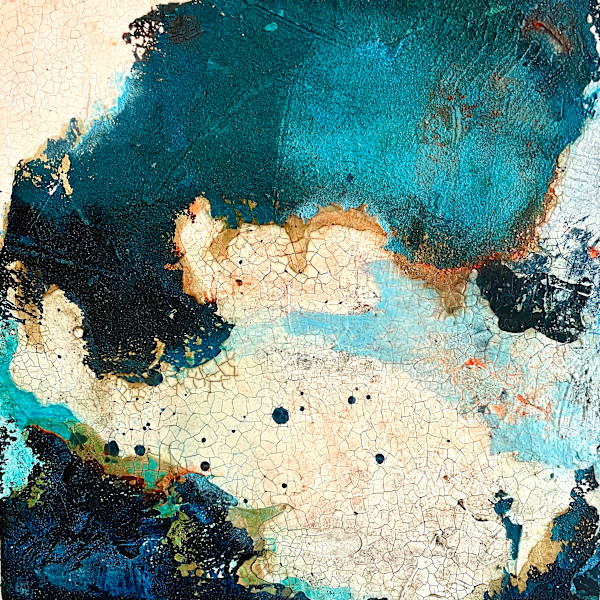 Hoch über der Küstenlandschaft 2 by Benita Neubauer