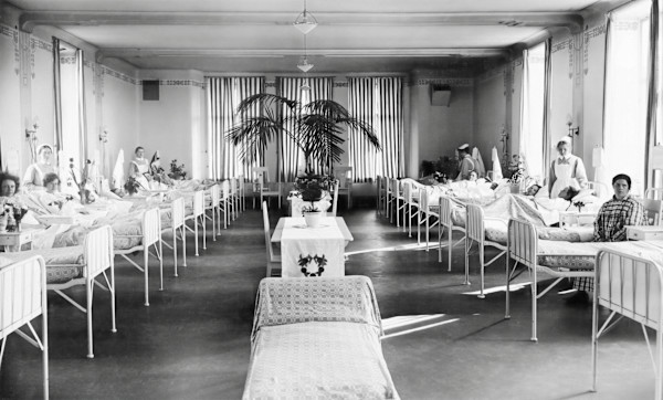 Ett sjukhus måste vara vackert by Okänd fotograf