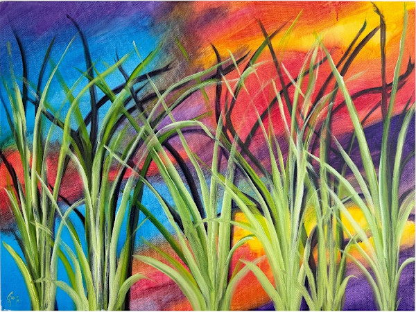 Reeds 0401 by Gerrit Greve Art Collection, Image 1.