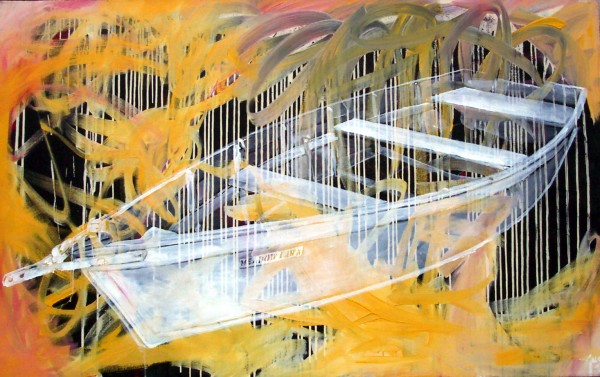 Elegy 28 - Vessel to Cross the River by Gerrit Greve