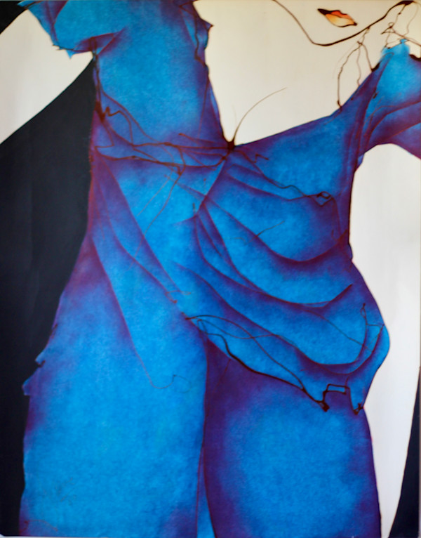 Blue Dress Torso by Gerrit Greve