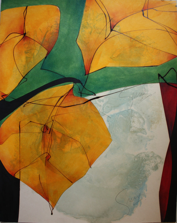 Yellow Leaves by Gerrit Greve