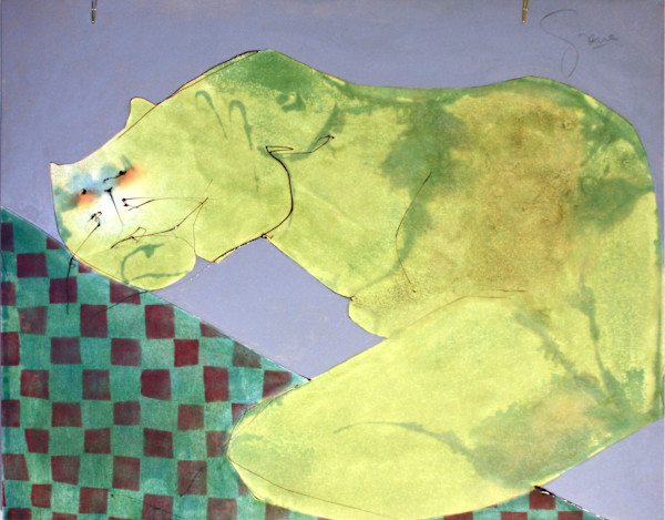 The Green Cat by Gerrit Greve