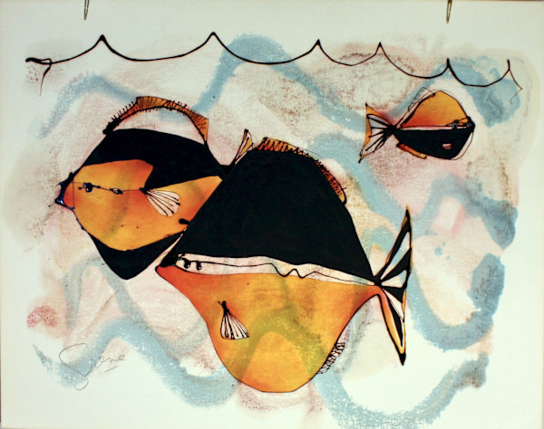 Three Fish by Gerrit Greve