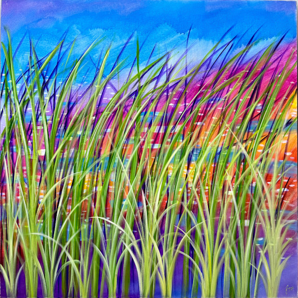 Cardiff Summer Reeds 2 by Gerrit Greve