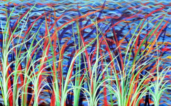 River Reeds by Gerrit Greve