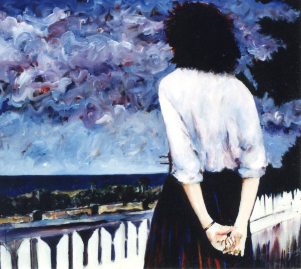 Kira by the Fence by Gerrit Greve