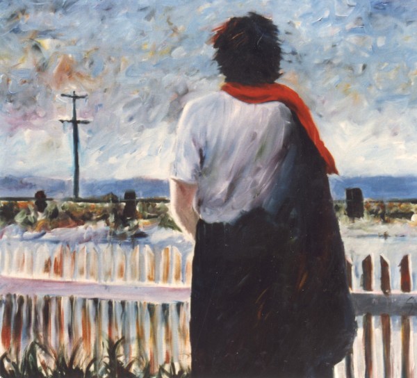 The Red Scarf 1 by Gerrit Greve