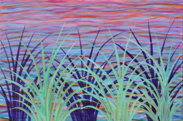 Reed Reflections 4 by Gerrit Greve