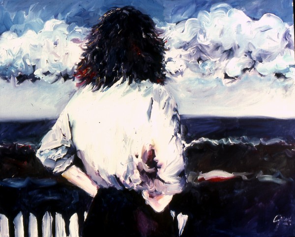 Watching Winter Seas by Gerrit Greve