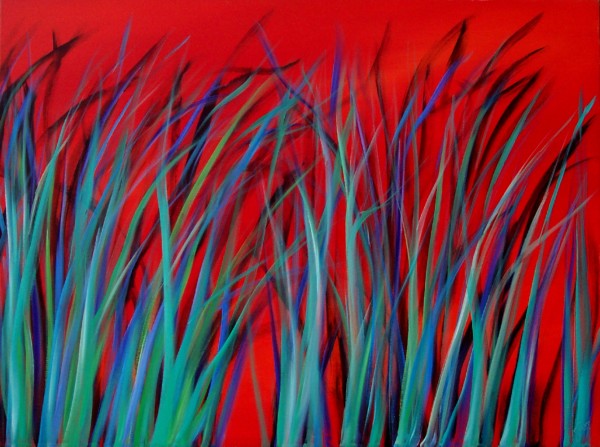 Reeds at Red Light 5 by Gerrit Greve