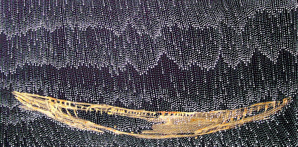 Spirit Boat in the Rain 2 by Gerrit Greve