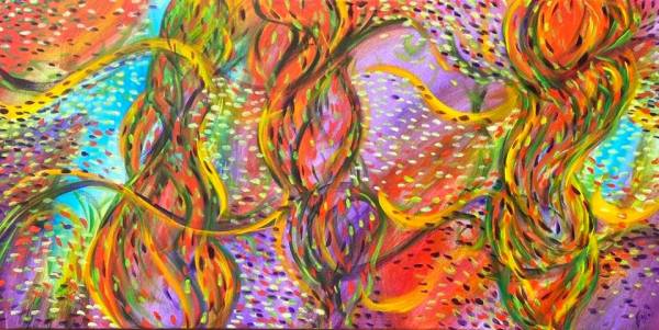 Trees and Ribbons by Gerrit Greve