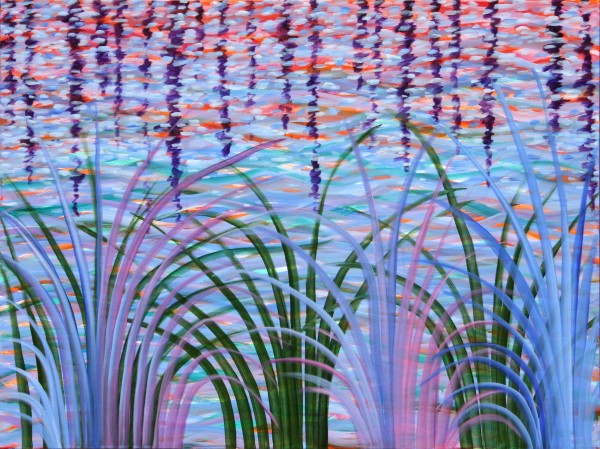 Reed Reflections 3 by Gerrit Greve