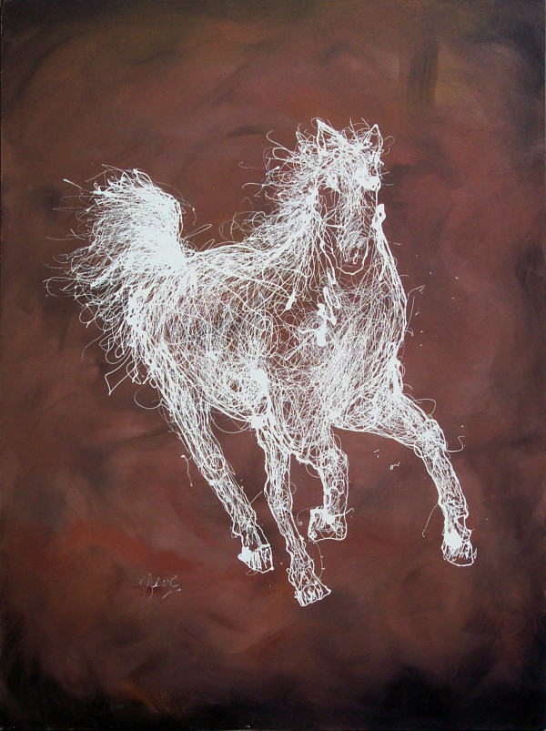 White Horse 03 by Gerrit Greve