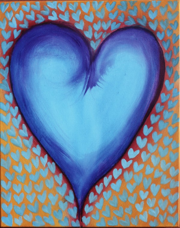 Blue Hearts by Gerrit Greve