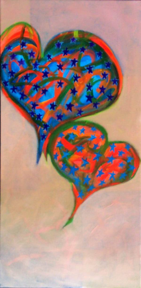 Floating Hearts by Gerrit Greve
