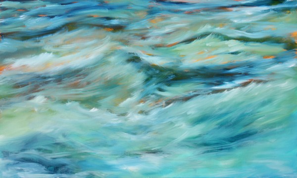 Seas at West Indies Sunset by Gerrit Greve