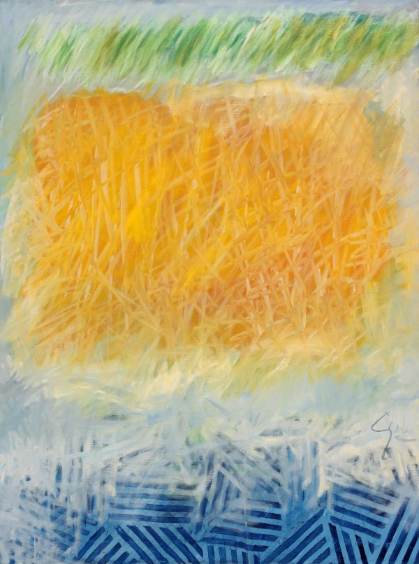 Abstract Landscape , Fall by Gerrit Greve