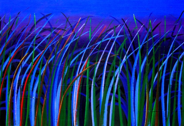 Blue Reeds by Gerrit Greve