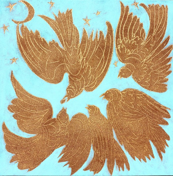 5 Birds by Gerrit Greve