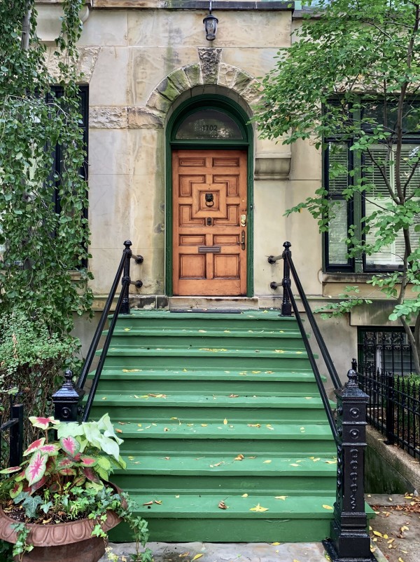 Green Doorway 5 by Ronnie Frey