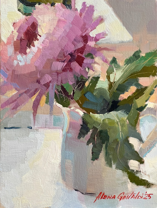 Pink chrysanthemum by Alena Gastaldi