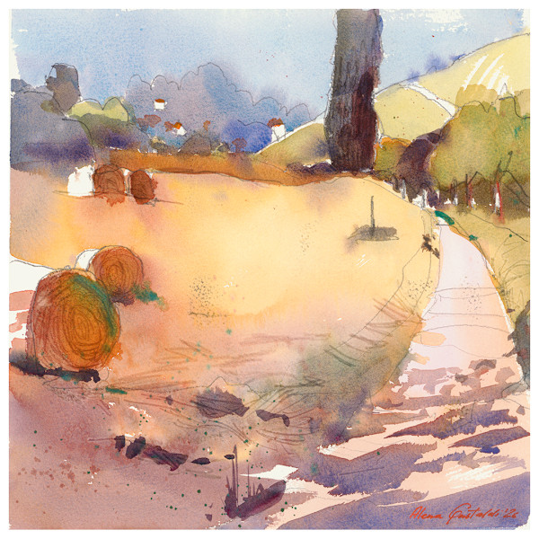 A journey through Moselle: Cycling past the hay rolls by Alena Gastaldi, Image 8.