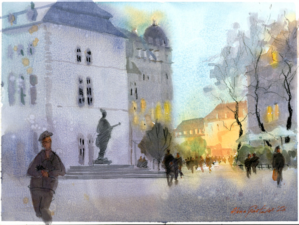 Luxembourg: Evening lights by Alena Gastaldi, Image 1.
