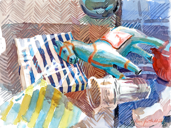 Art picnic with friends by Alena Gastaldi, Image 1.