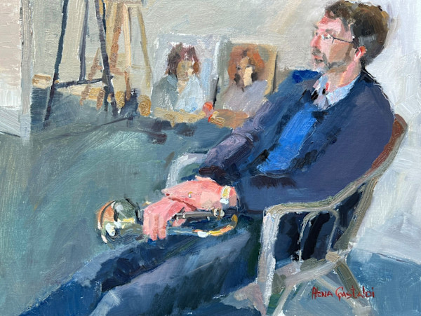 Trumpet player (Alex) by Alena Gastaldi, Image 2.