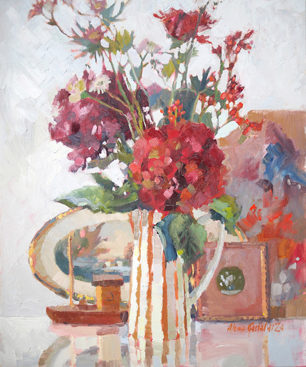 Market day: red and gold by Alena Gastaldi