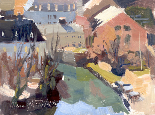 Luxembourg: Spring over Grund by Alena Gastaldi