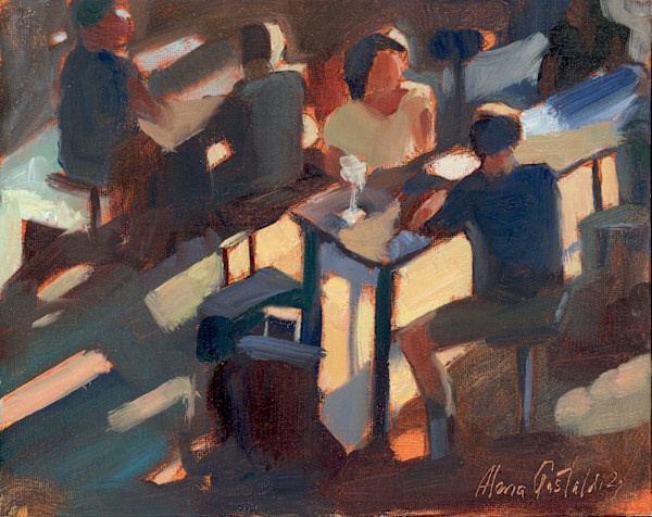 In the airport by Alena Gastaldi